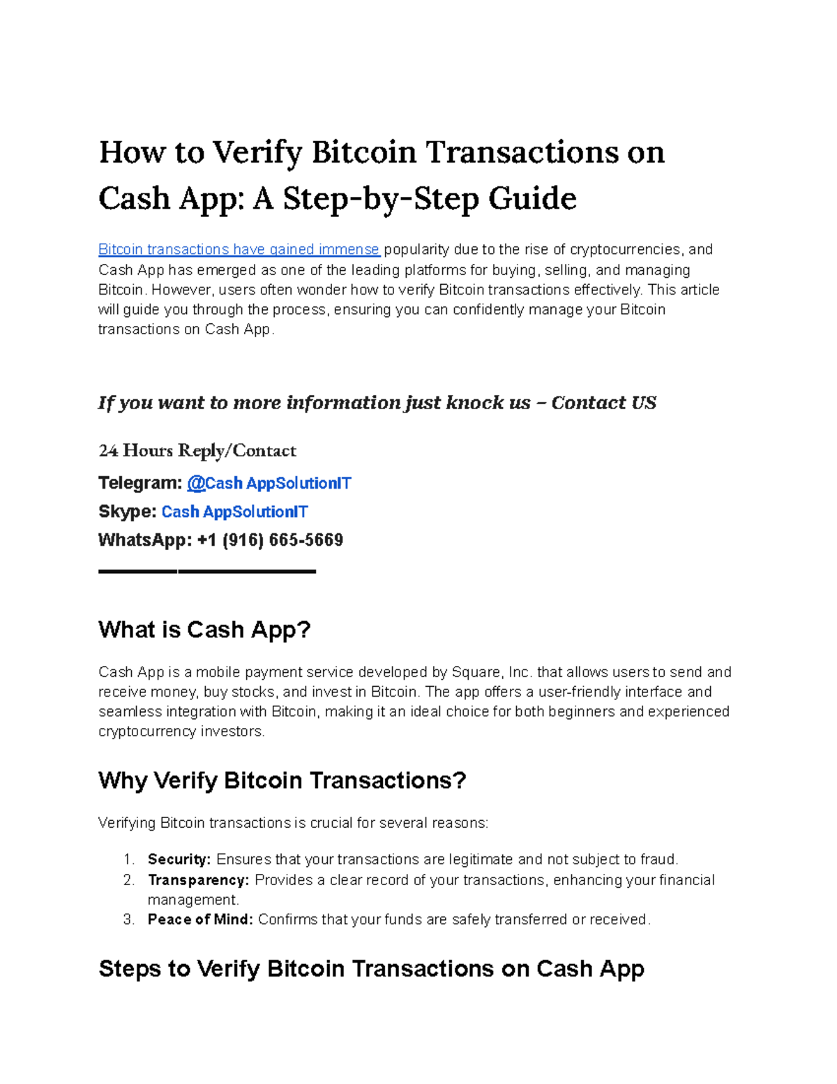How to Verify Bitcoin Transactions on Cash App A Step-by-Step Guide ...