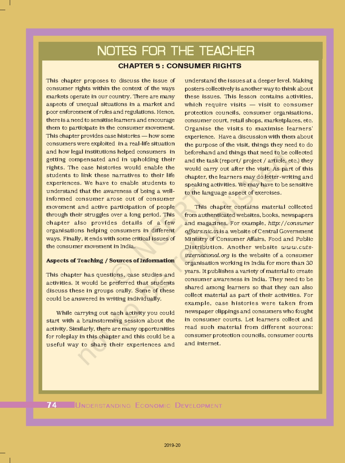 CBSE Class 10 Ncert Social Science Book Economics consumer rights ...