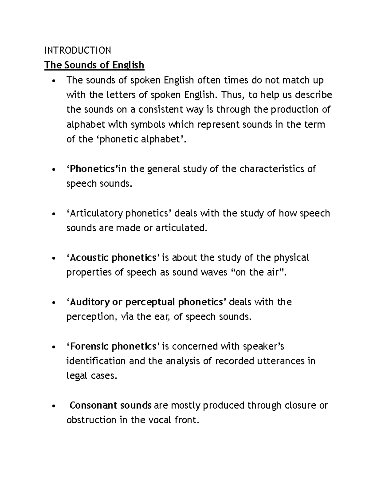 essay questions on phonetics