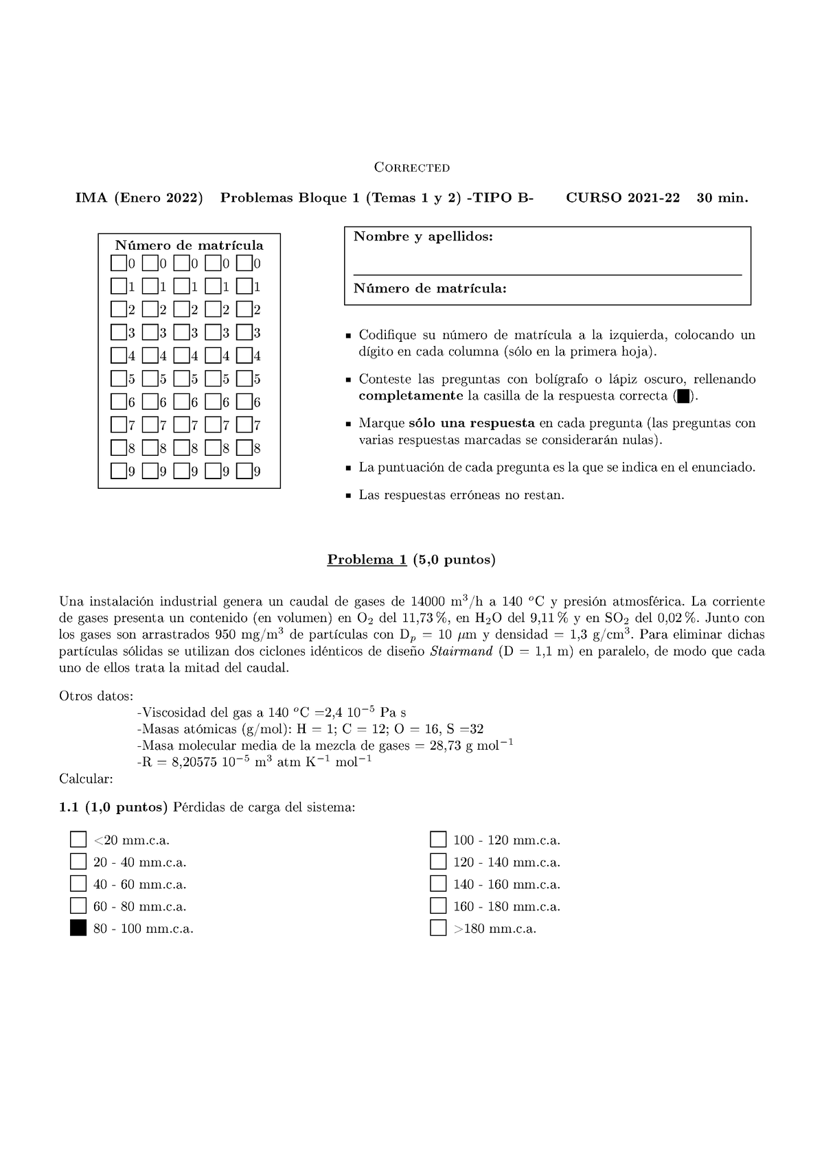 Sol Problemas Temas 1-2 Tipo-B - Corrected IMA (Enero 2022) Problemas ...