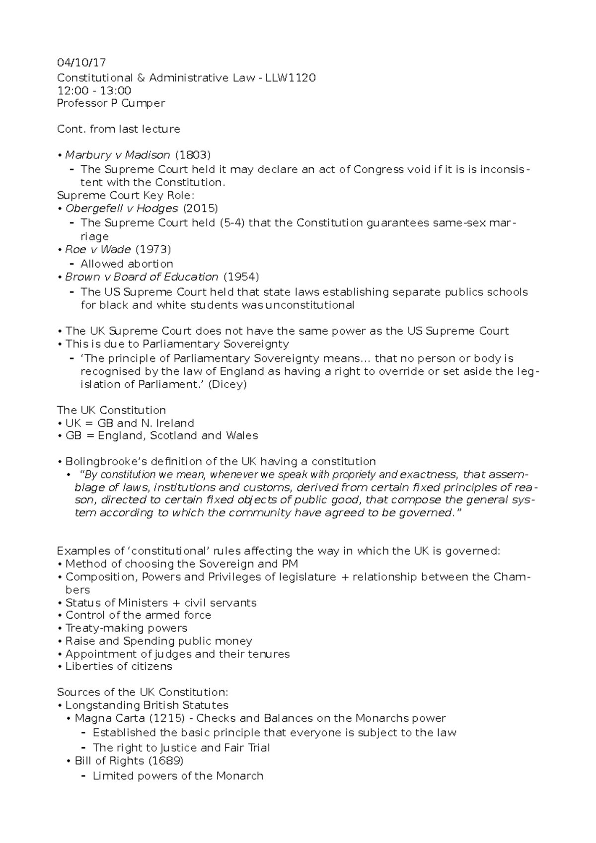 10:04:17 - Constitutional & Administrative Law - Lecture 3 ...