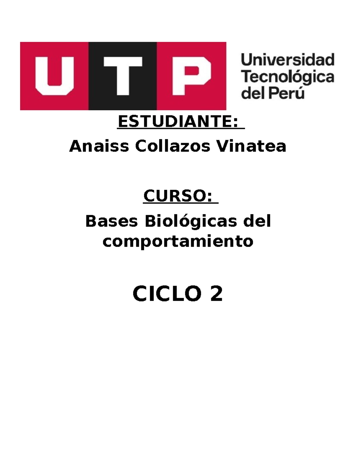 Semana 5.1 Bases BIO Compo - Ingles - ESTUDIANTE: Anaiss Collazos ...
