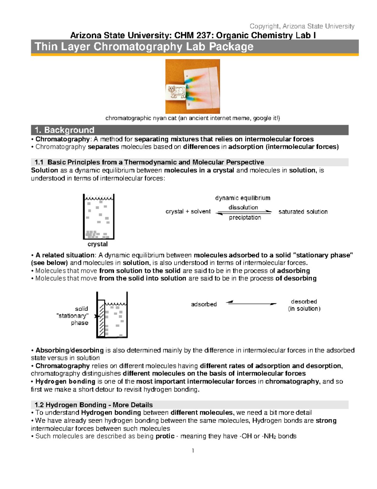 237 TLC F2021 - Lab work - CHM 101 - ASU - Studocu
