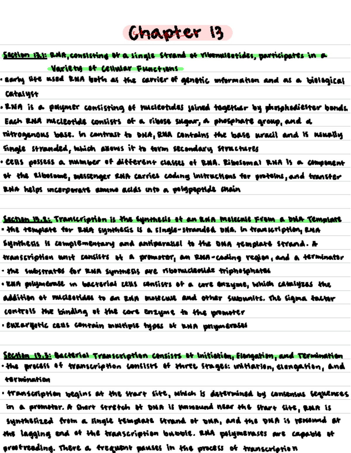 Chapter 13.1-13.4 Textbook Notes - Chapter 13 Section 13.1, consisting ...