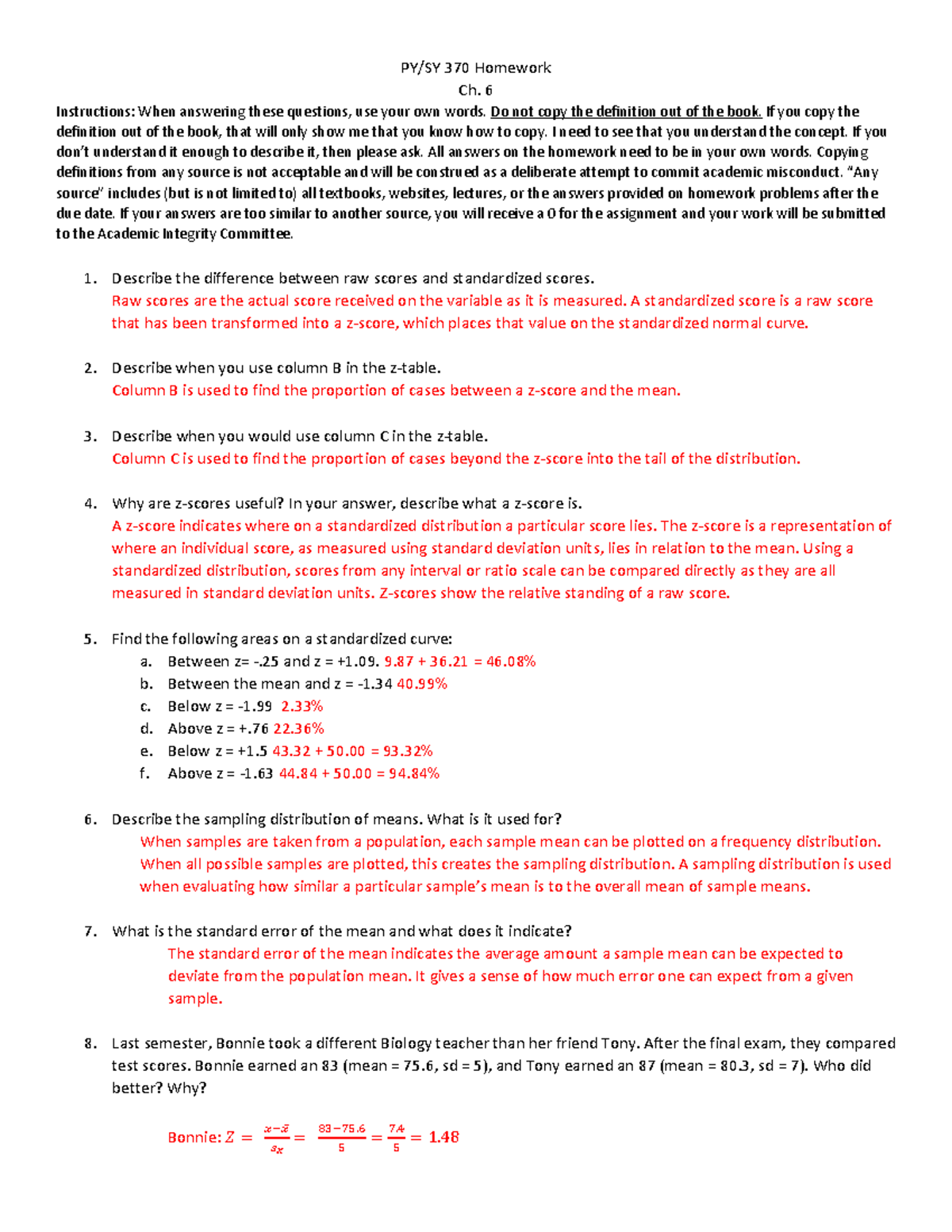 Ch. 6 Homework with answers - PY/SY 370 Homework Ch. 6 Instructions ...