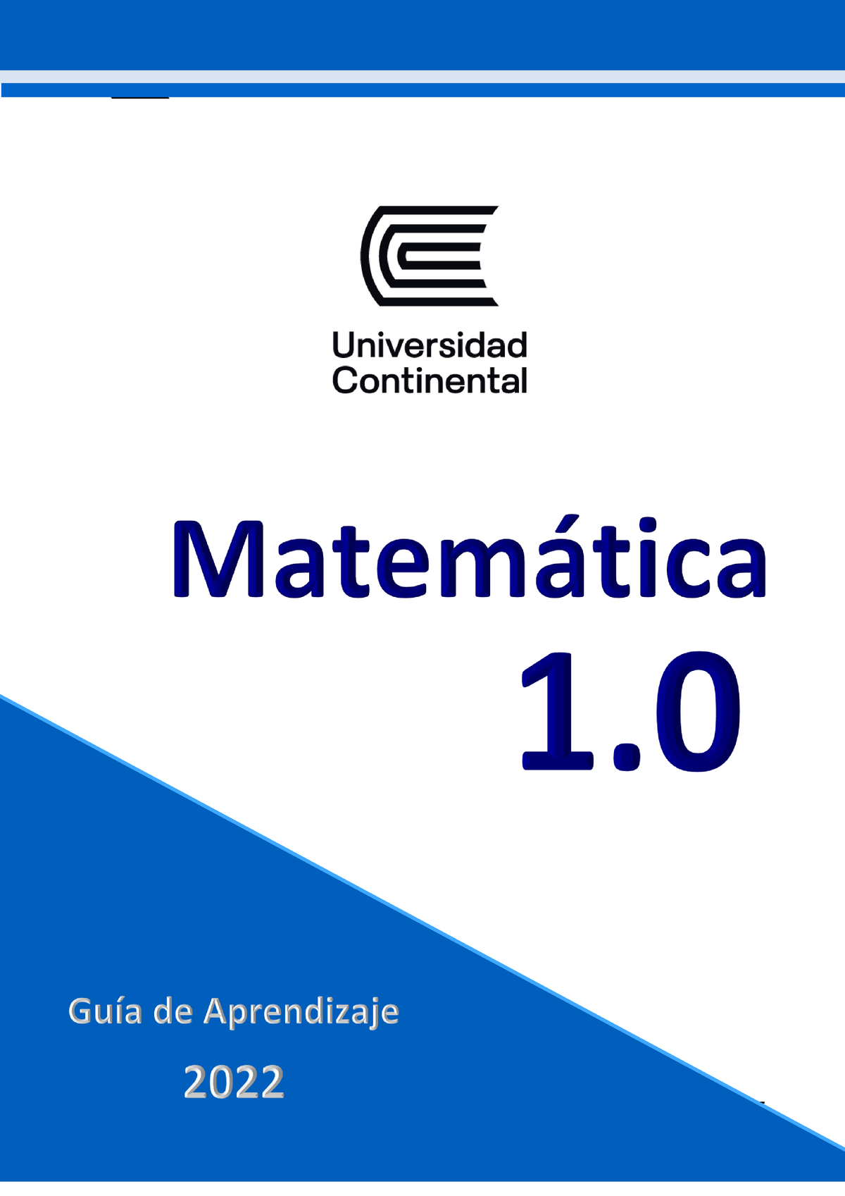 Guía De Matemática 1 - Guía De Matemática 1.0 - Studocu