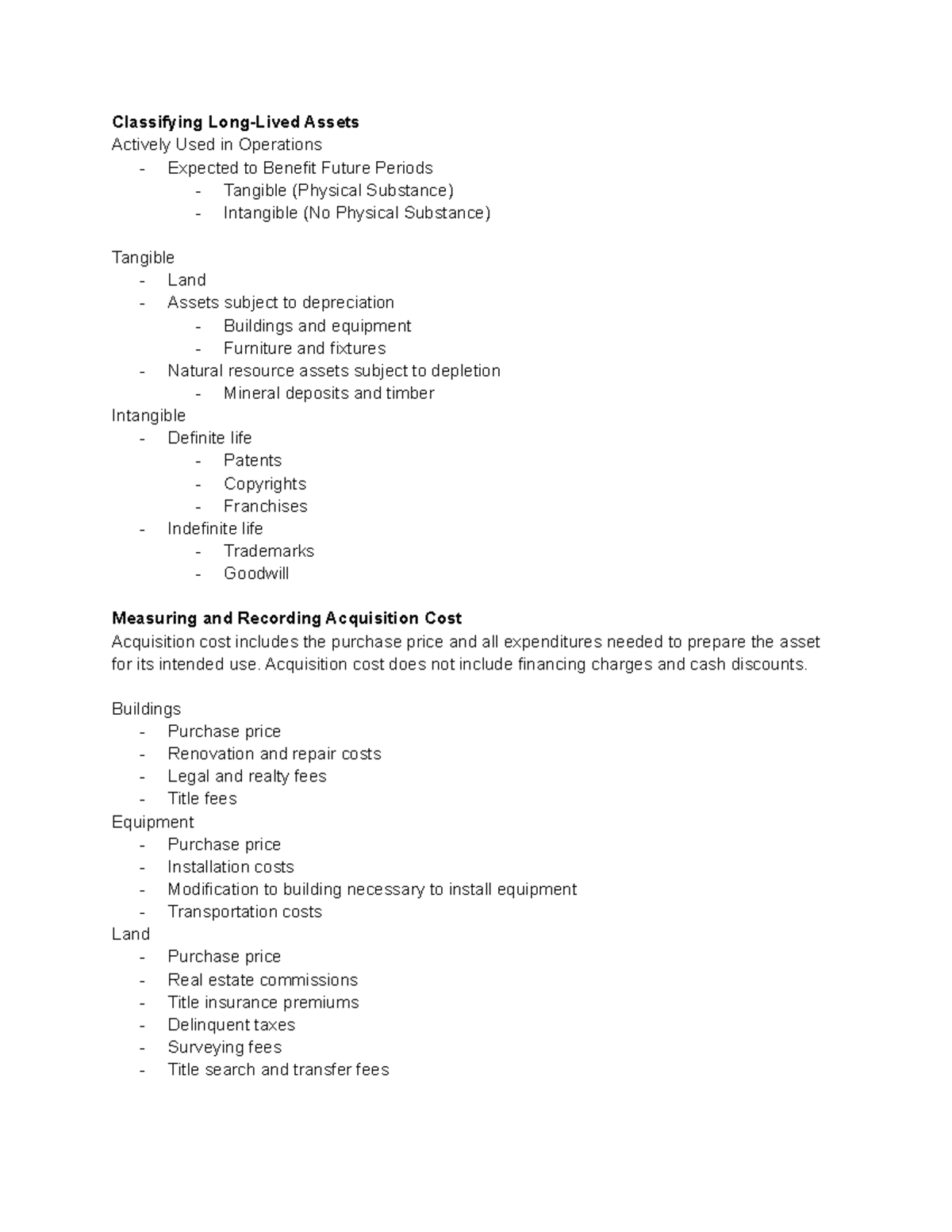 MGAB02 Notes - Classifying Long-Lived Assets Actively Used in ...