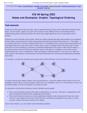 ICS 46 Spring 2022, Notes and Examples Comparison-Based Sorting ...