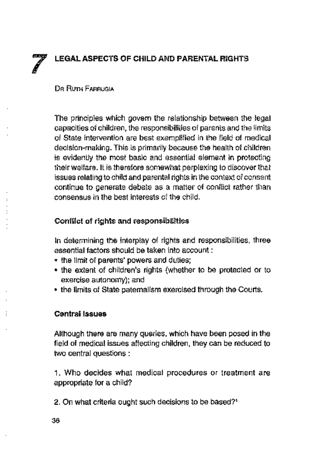 7. Legal Aspects OF Child AND Parental Rights - LEGAL ASPECTS OF CHILD ...