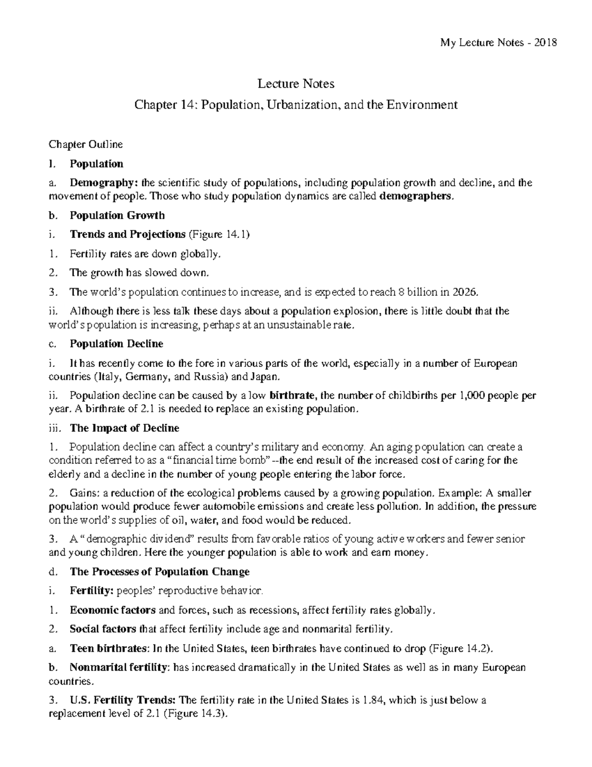 Chapter 14 Lecture Notes - SOC 101 - CSN - Studocu