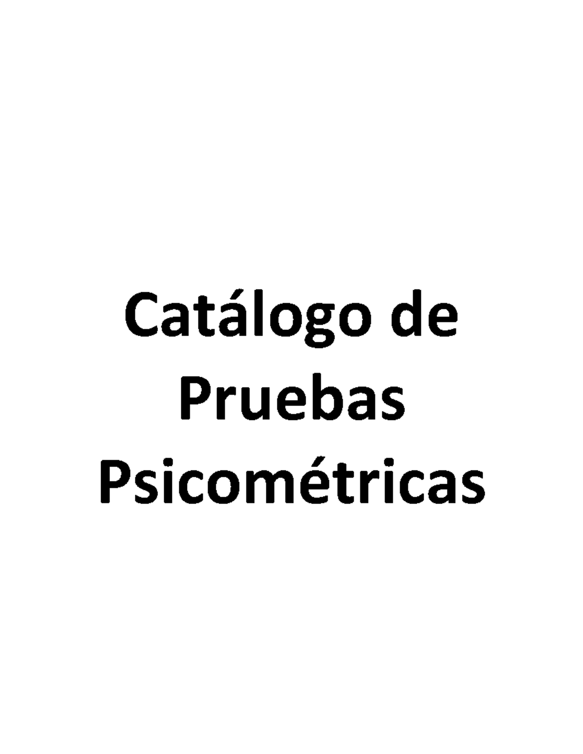 Scribd - Formato De Pruebas Psicometricas Para Trabajo. - Catálogo De ...