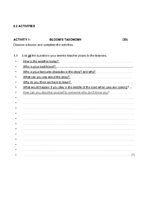 TPF2601 ASS 50 - 2023 - 100% pass rate - SECTION A: AN AFRICAN ...