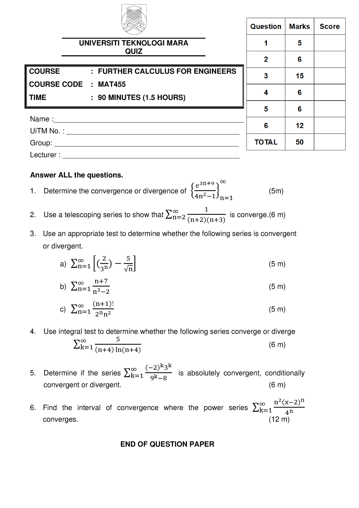 Pre QUIZ 2023 2024 Quiz Chapter 1 UNIVERSITI TEKNOLOGI MARA QUIZ   Thumb 1200 1697 