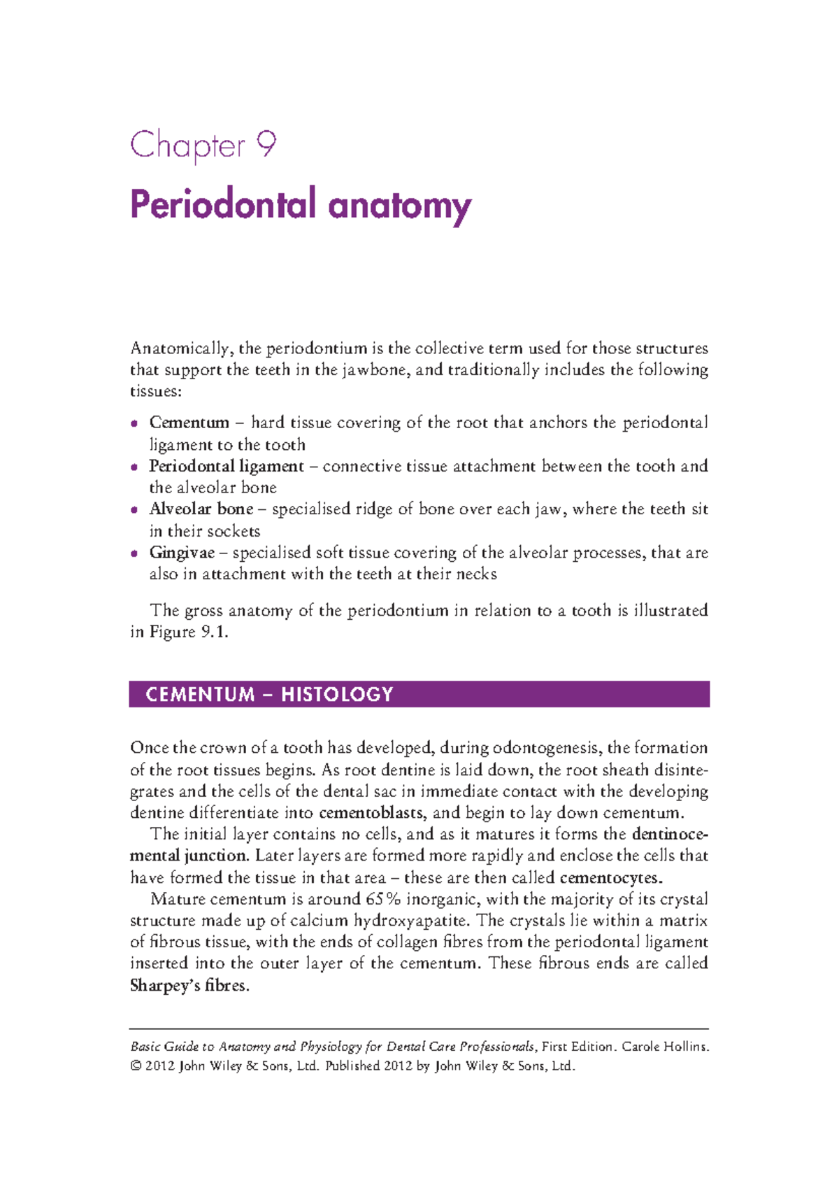 Periodontal Anatomy - studiare - Principi di Odontoiatria - UniMe - Studocu