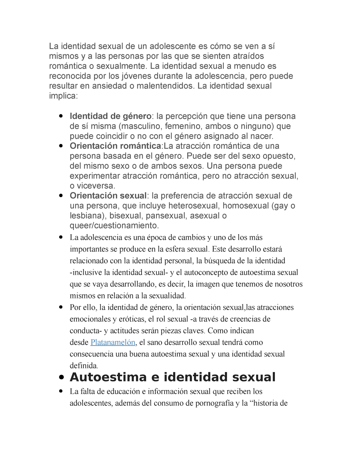 Ent 1 011023 Elaboración Trabajo De Investigación La Identidad Sexual De Un Adolescente Es 7463