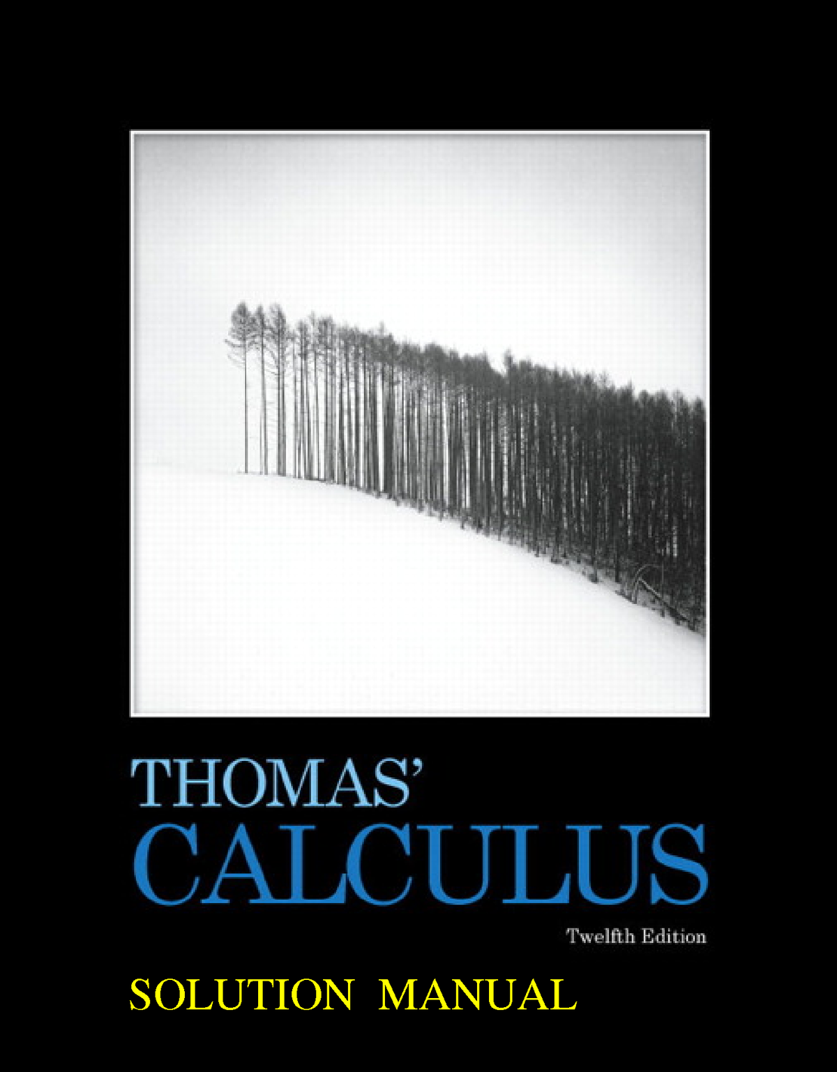 thomas calculus 12th edition solution manual 3rd cheap