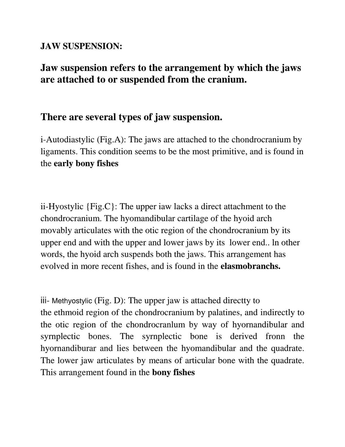 JAW Suspension ^^ Entomology Studocu