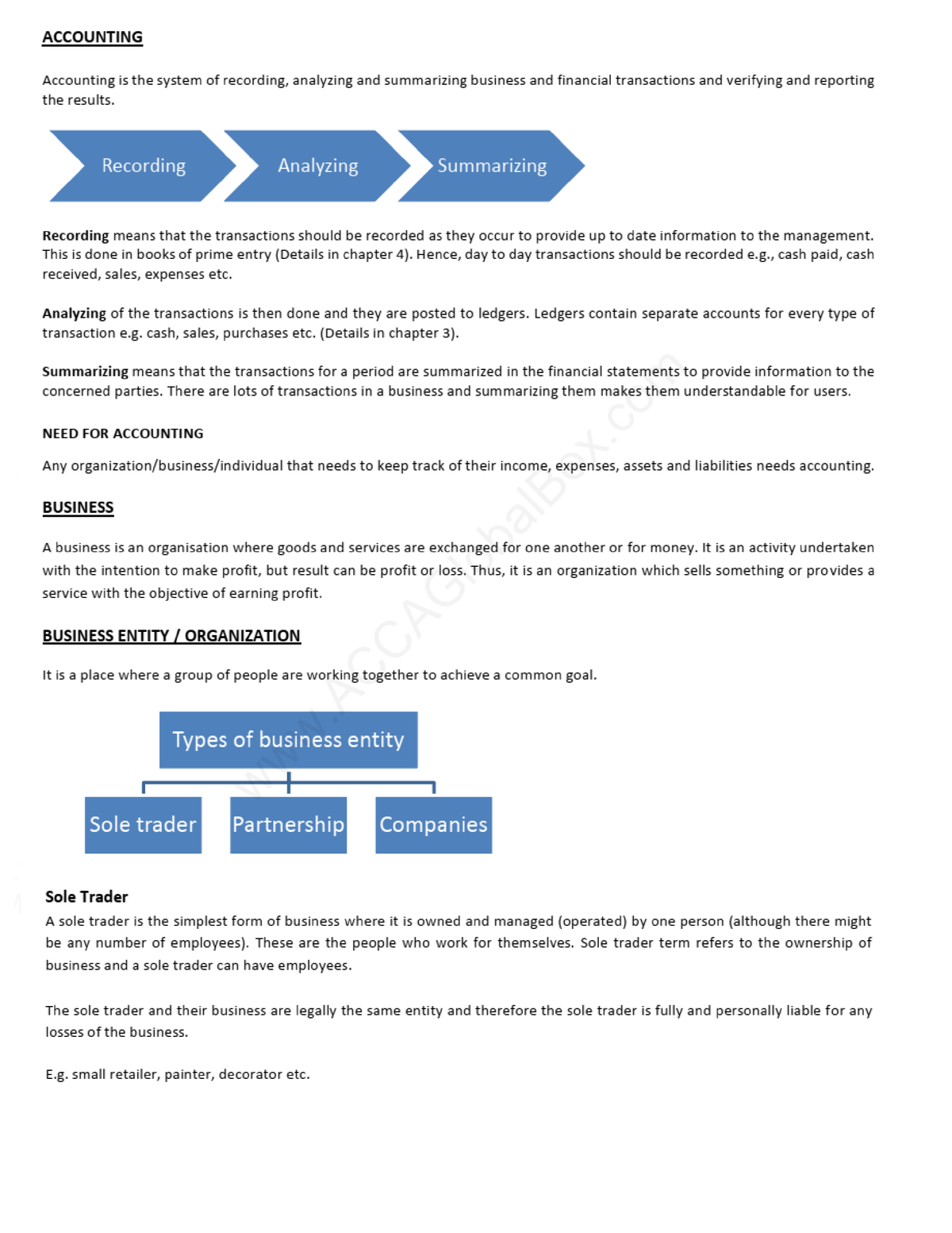 Fa1 lecture 1 - any - Accounting - Studocu