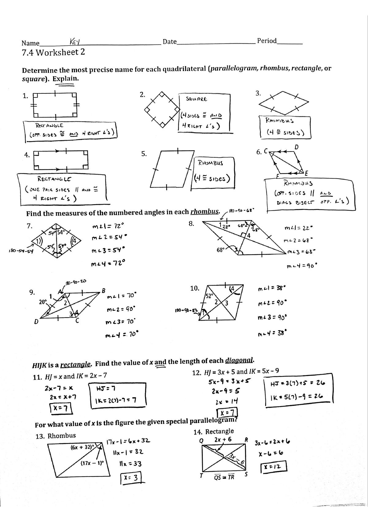 lesson 14 homework 4.7 answer key