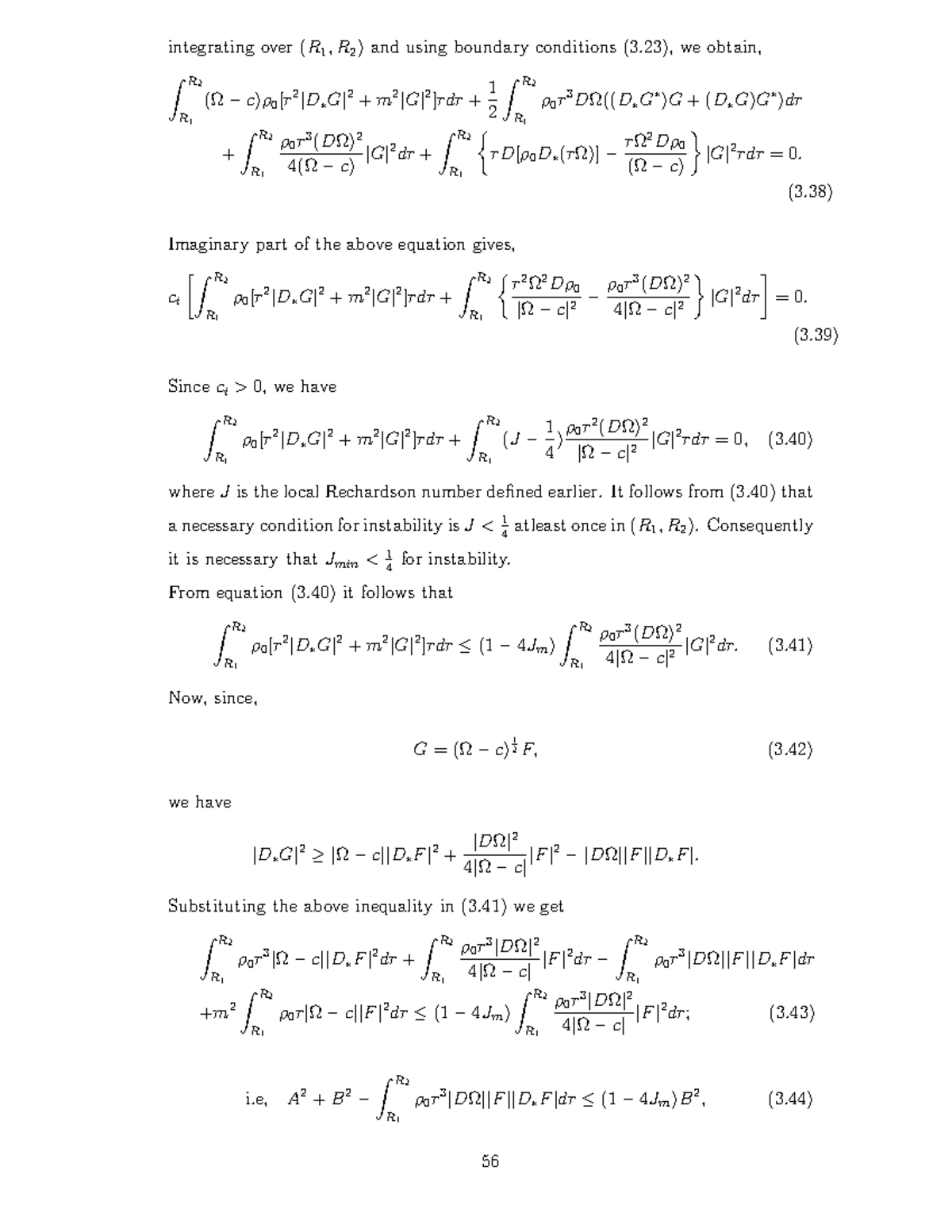 Nonlinear Instability Analysis-12 - integrating over (R 1 , R 2 ) and ...