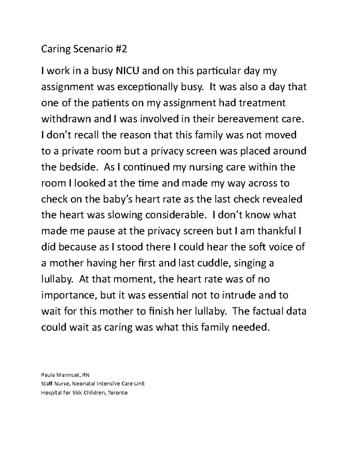 caring-scenario-2-short-summary-caring-scenario-i-work-in-a-busy