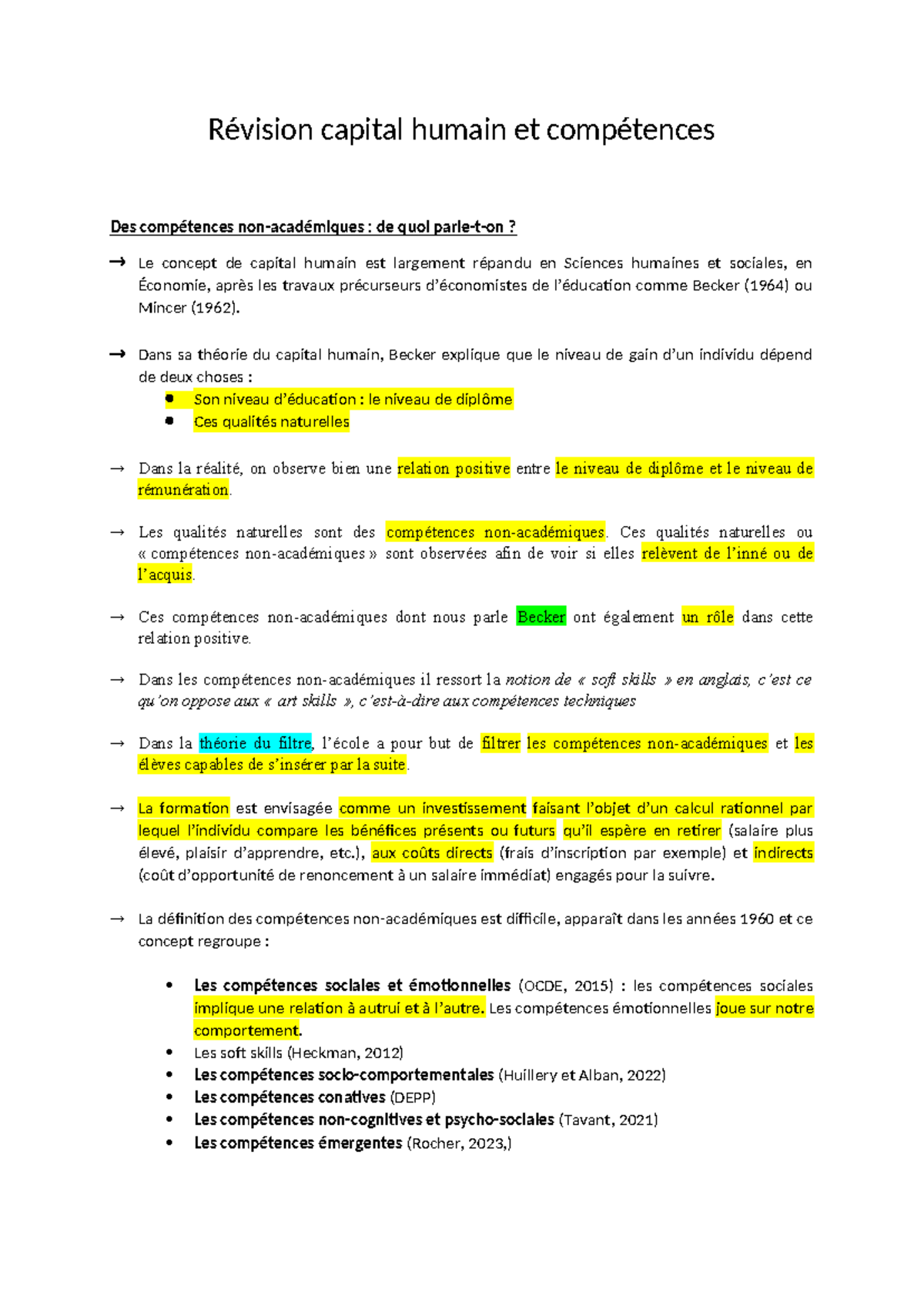 Révision capital humain - Révision capital humain et compétences Des ...