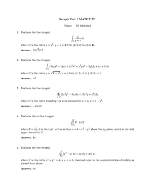 Math3132notes 20 Lecture Notes For Engineering Math Analysis 3 Math3132notes 20 Lecture Notes For Engineering Math Analysis 3