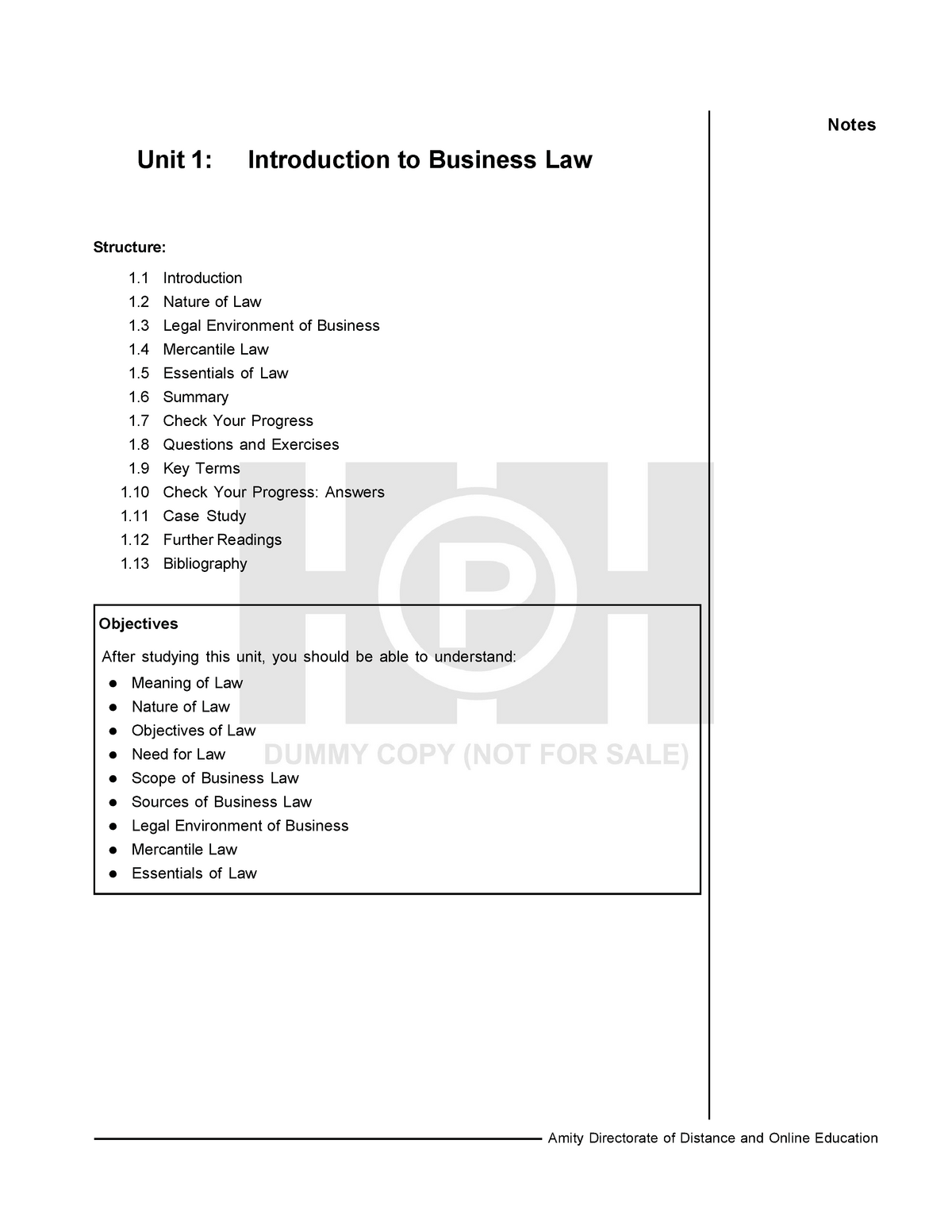 case study for legal aspects of business