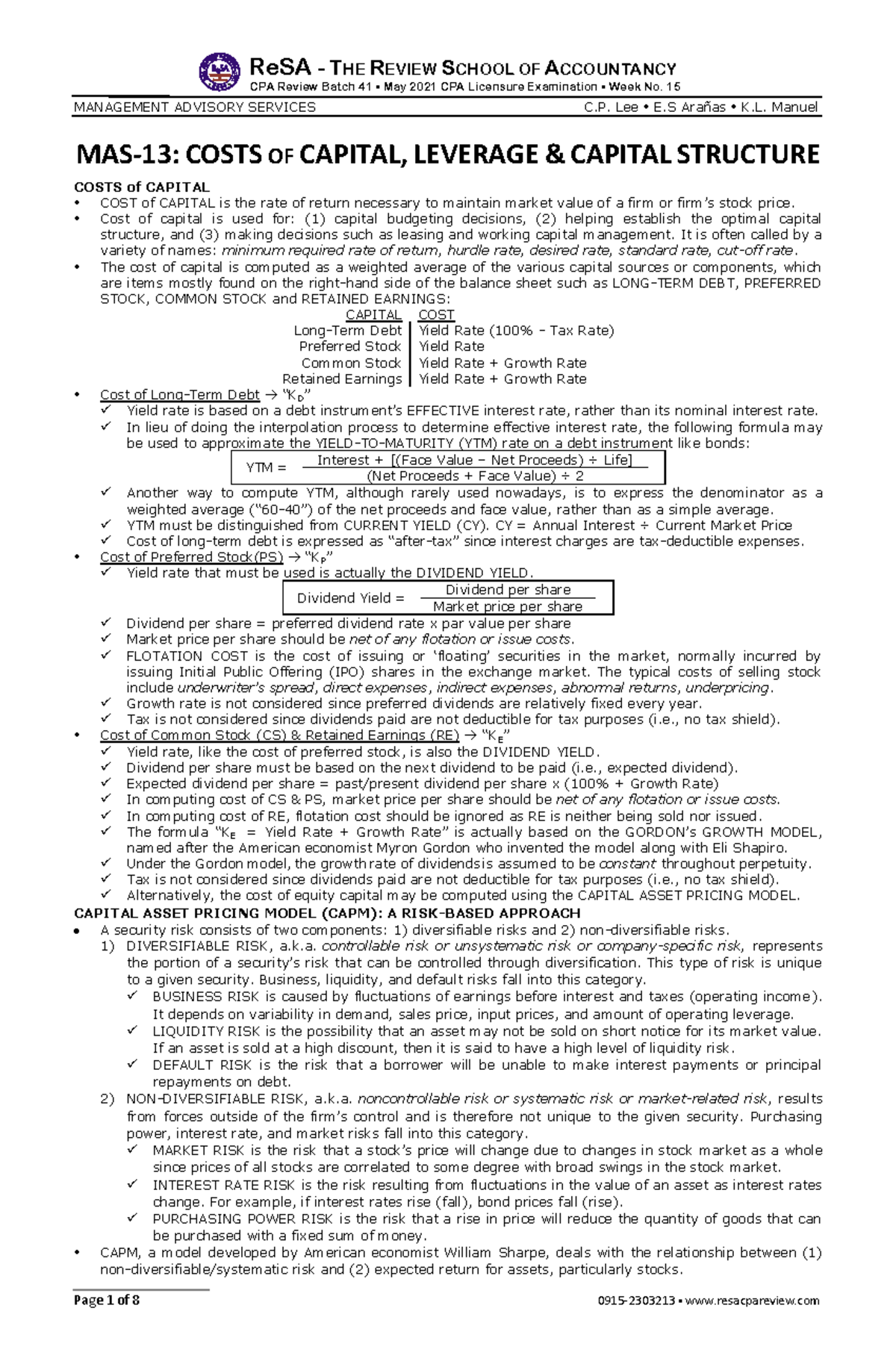 mas-13-costs-of-capital-leverage-capital-structure-resa-the-review