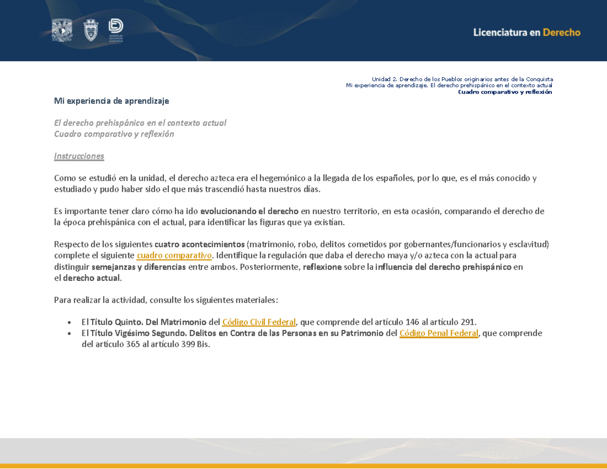 UNAM Facultad de Derecho & División de Educación a Distancia Historia