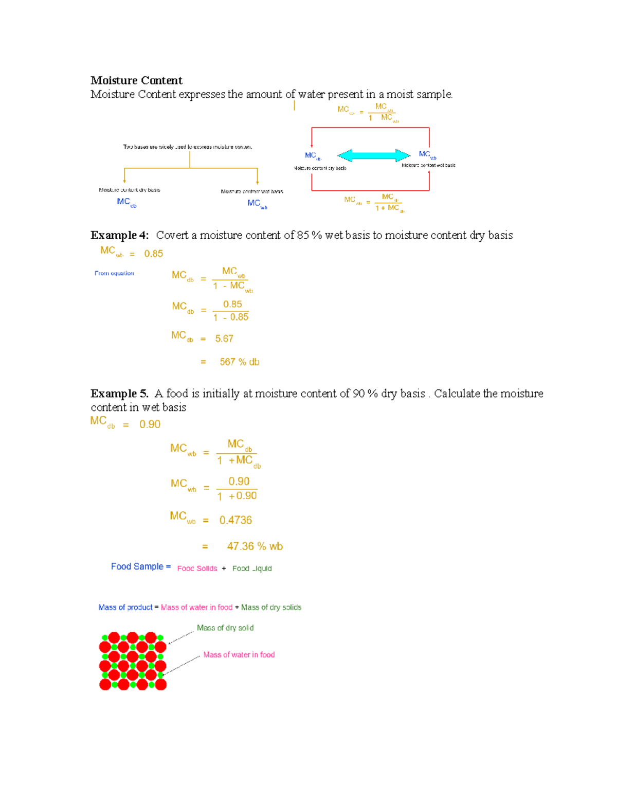 Moisture Content - Industri Kimia - Moisture Content Moisture Content