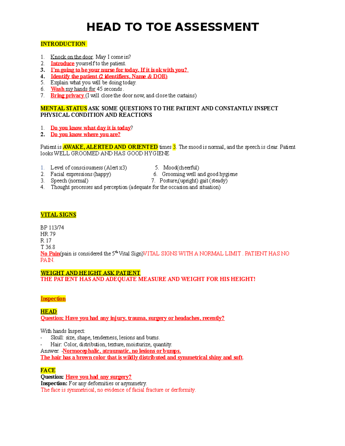 HTA - Assignments - INTRODUCTION Knock on the door. May I come in ...