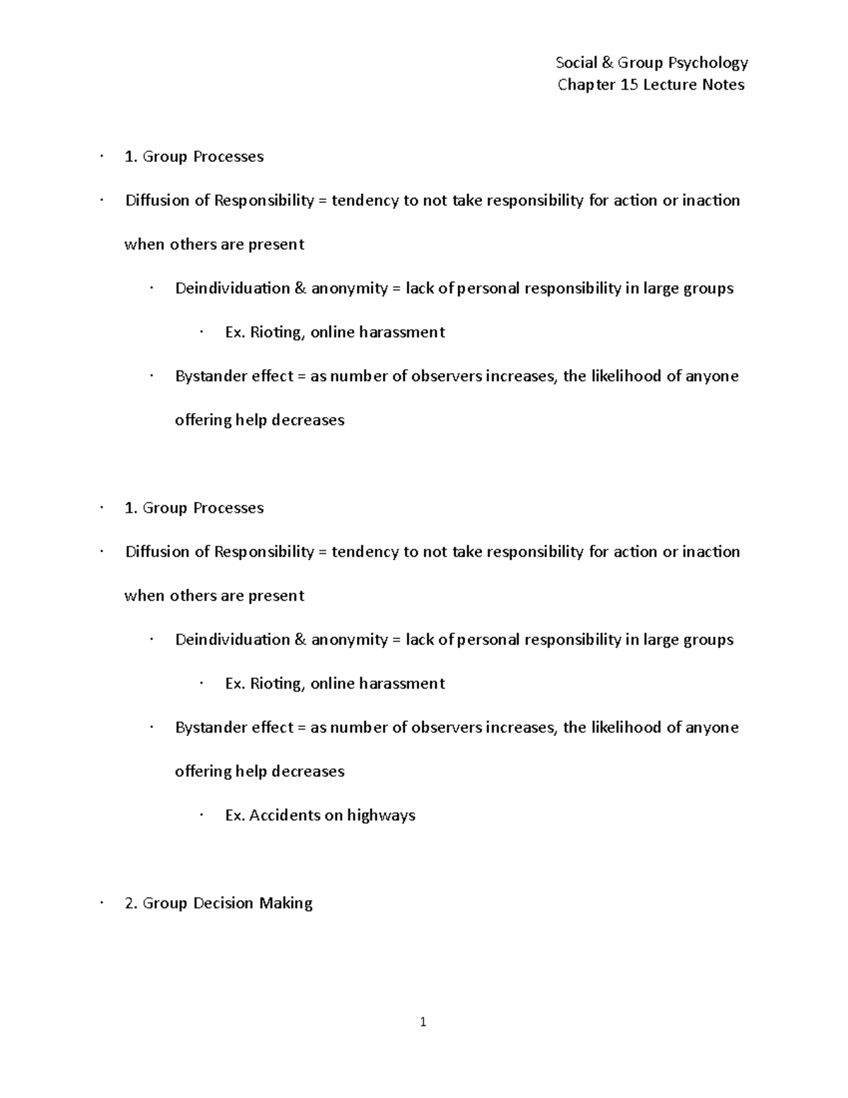 social-group-psychology-lecture-notes-iii-1-group-processes