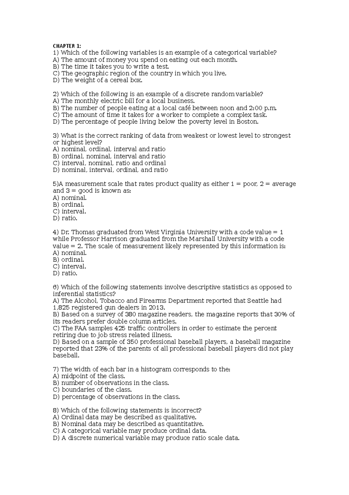Chapter 1 Statistic TrẠC Nghiá M Tá Luyá Nnnnnnnnnnnnnnnnnnnnnnnnn Chapter 1 Statistic TrẠC Nghiá M Tá Luyá Nnnnnnnnnnnnnnnnnnnnnnnnn