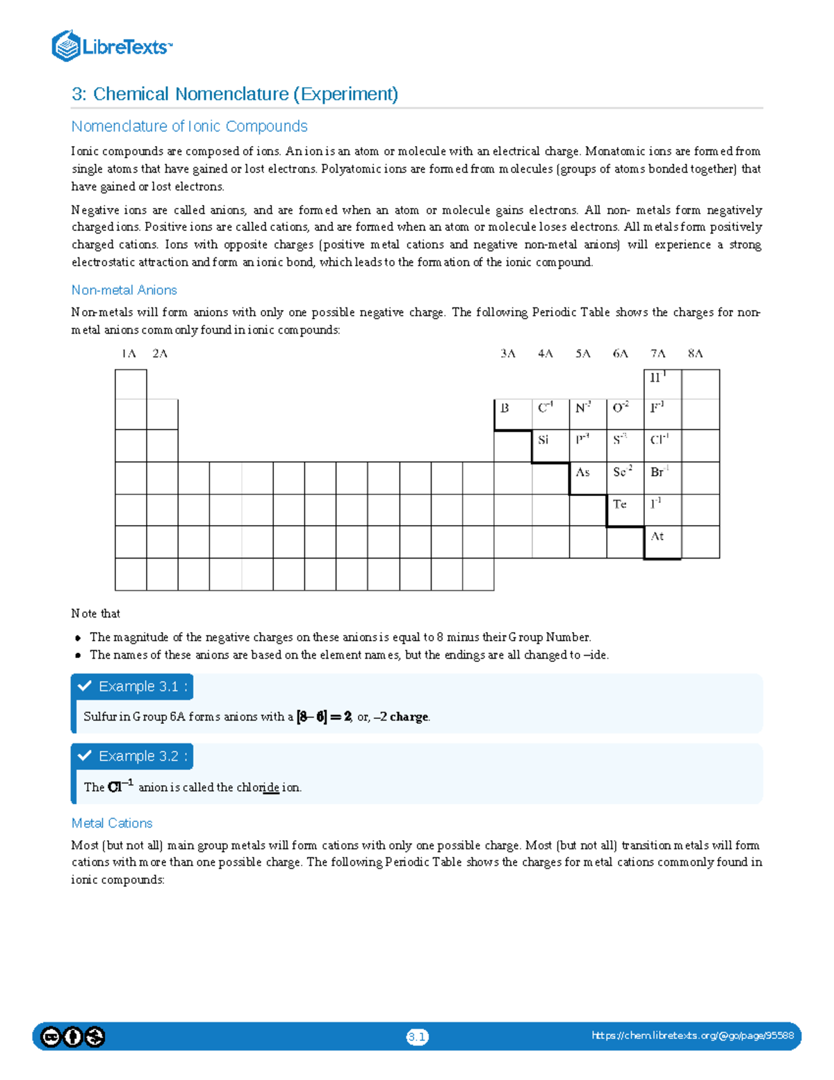 Chemical Nomenclature Experiment Chemical Nomenclature Experiment Nomenclature Of