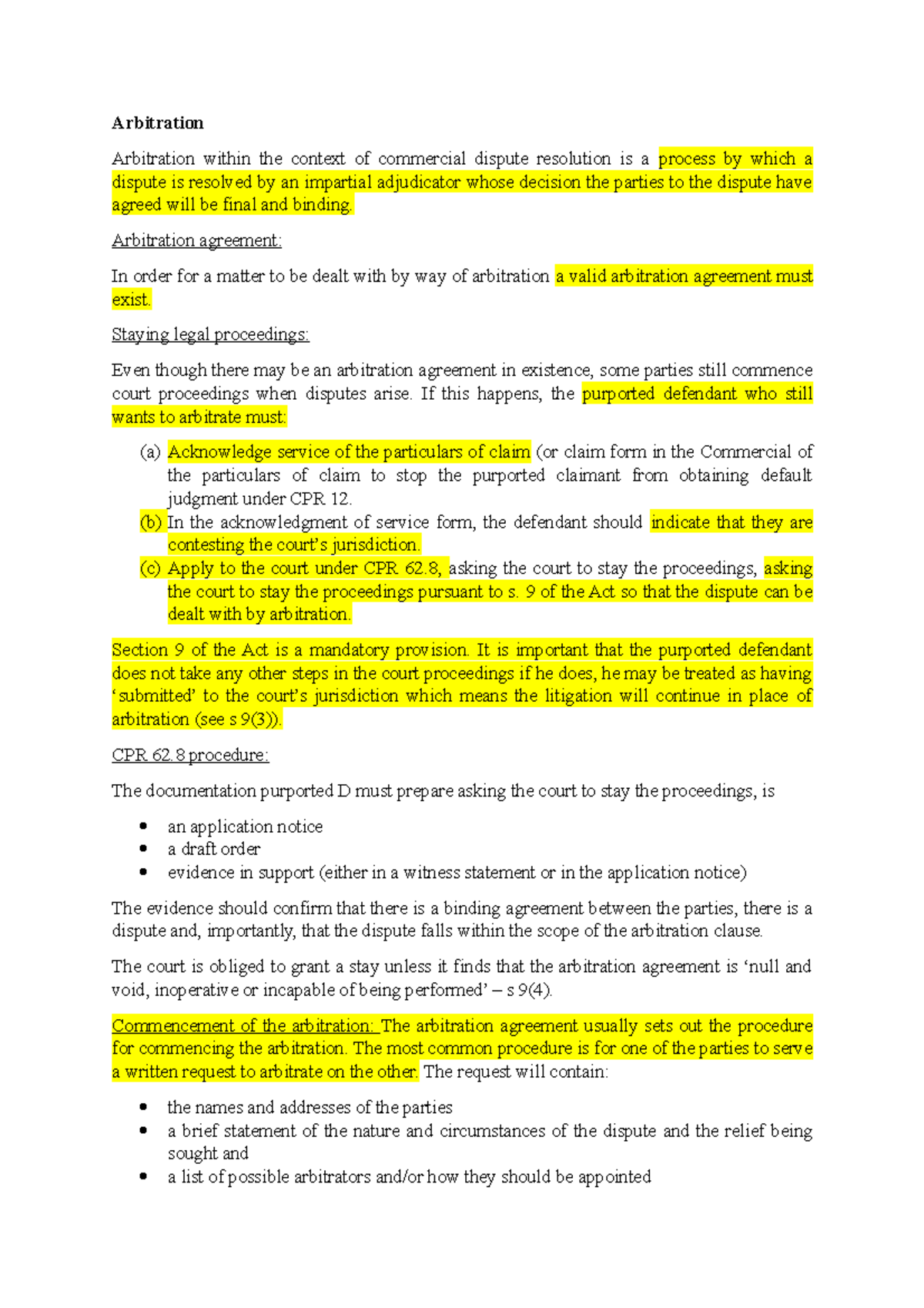 arbitration-highlighted-notes-arbitration-arbitration-within-the