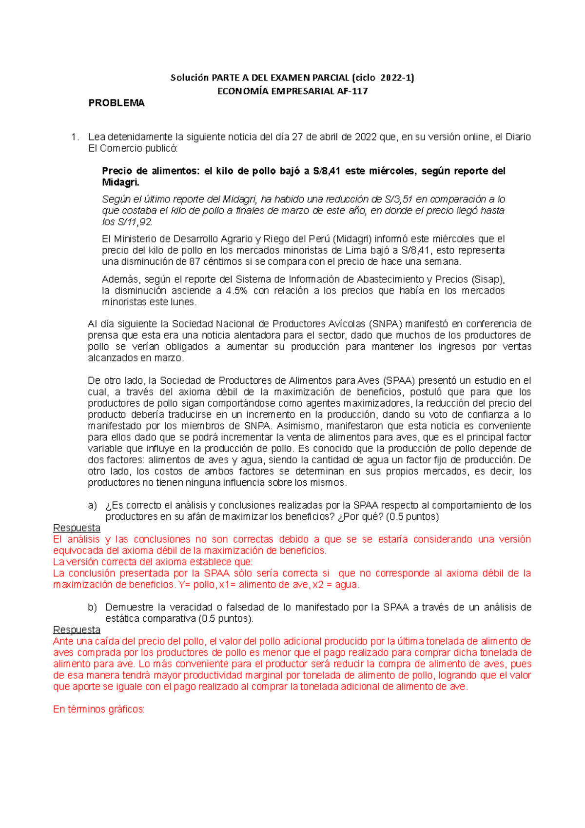 Solución Parte A Examen Parcial - 2022-1 VF - Solución PARTE A DEL ...