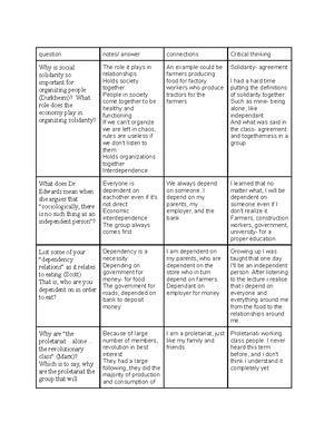 Answer Key Revised SOC 101 - ANSWER KEY CHAPTER 1 ANSWERS FOR THE ...