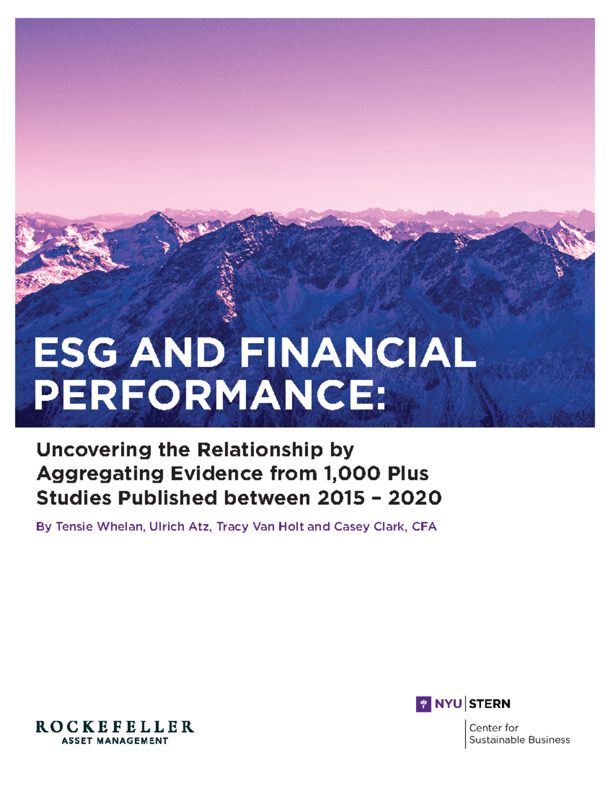 NYU-RAM ESG-Paper 2021 Rev 0 - ESG AND FINANCIAL PERFORMANCE ...