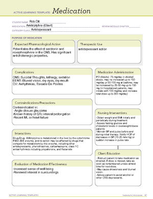 Med Card Baclofen - Med Card - NSG 211 - PVCC - Studocu