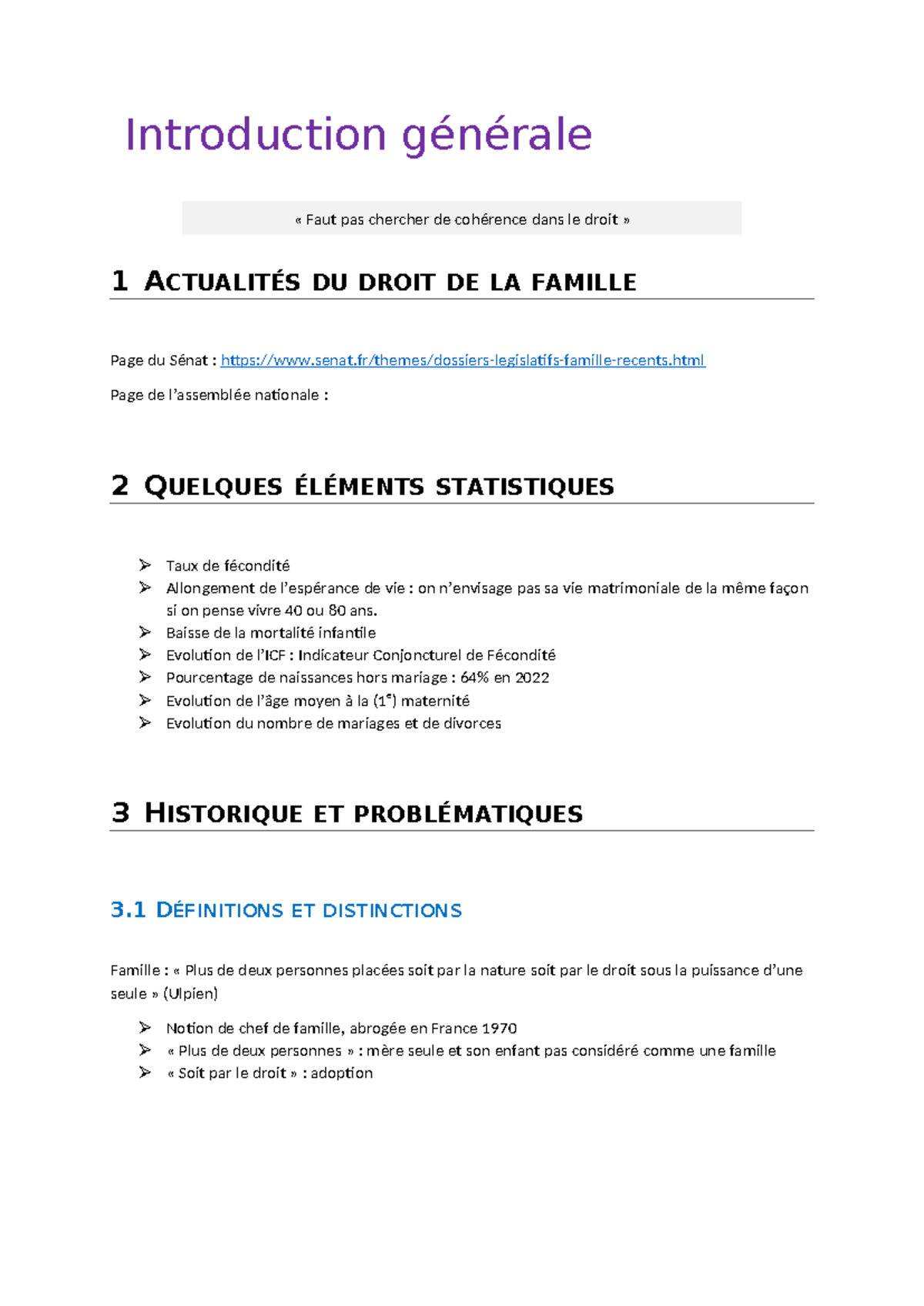 Introduction générale - Introduction générale « Faut pas chercher de ...