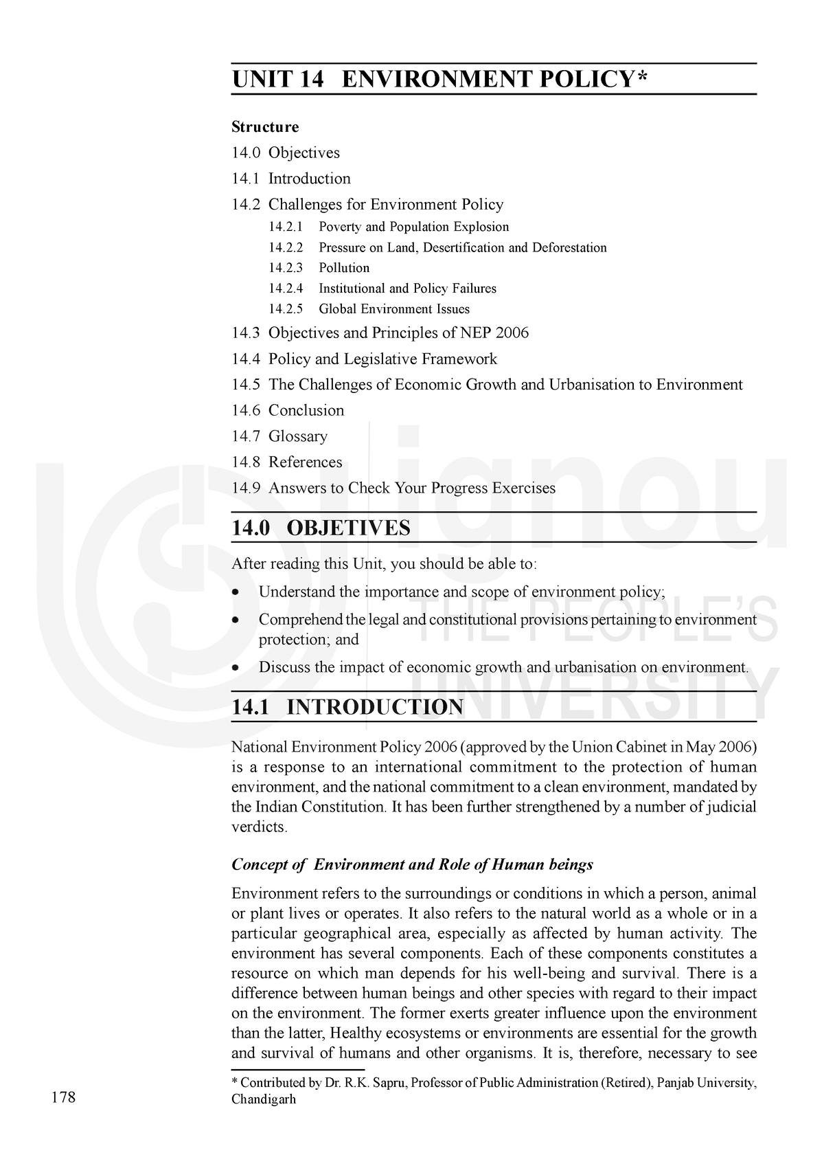 Unit-14 - Notes - 178 Social Welfare Administrations UNIT 14 ...