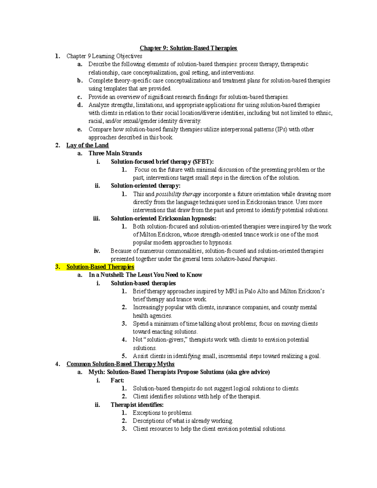 Chapter 9 solution based therapies - Chapter 9: Solution-Based ...