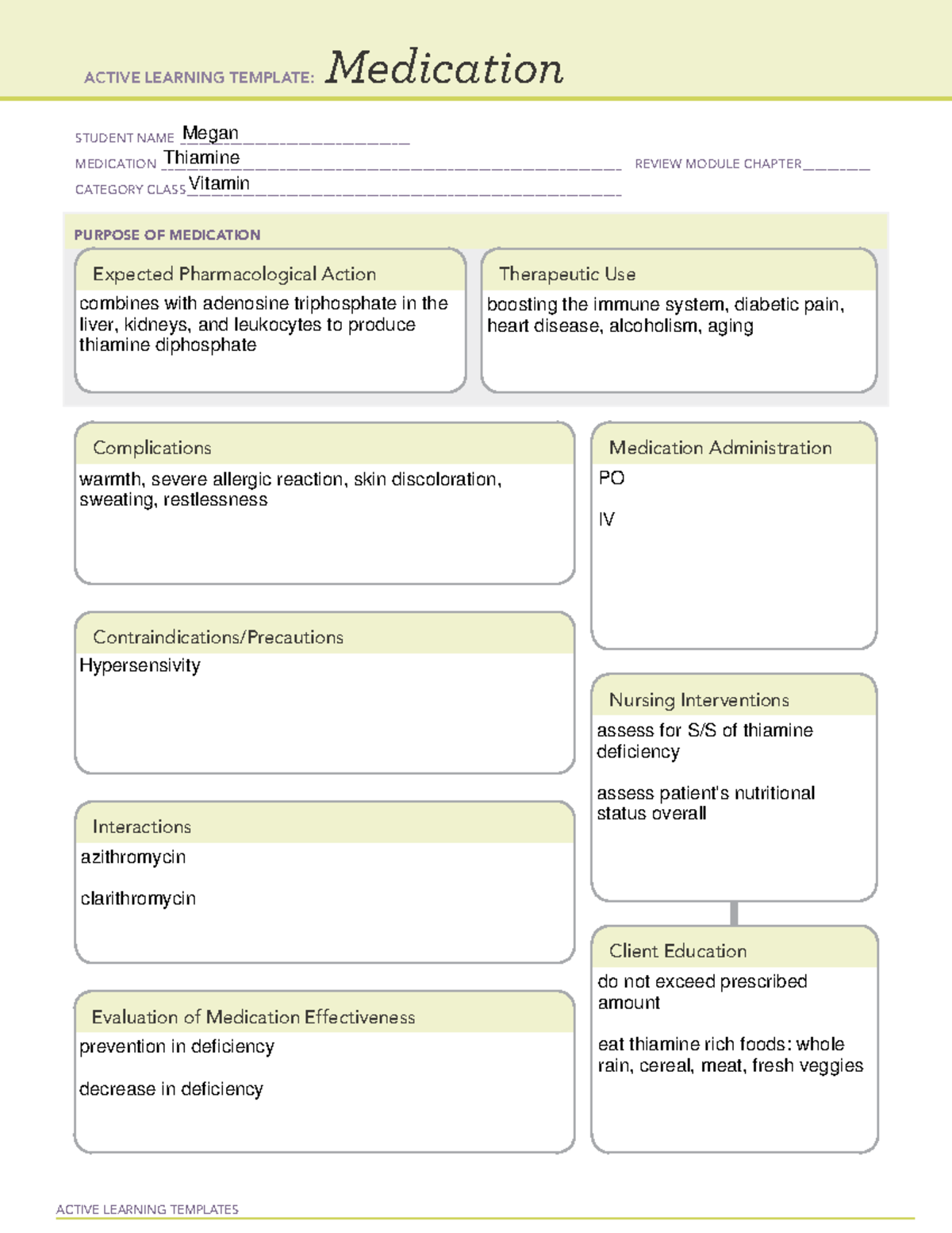 thiamine-ati-med-template-diagnostic-procedures-laboratory-analysis-for