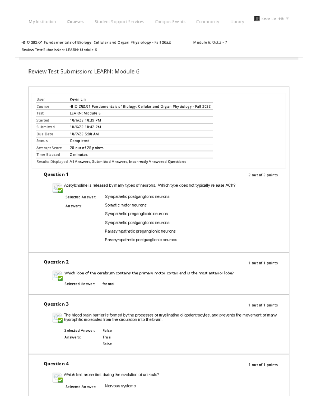 Review Test Submission Learn Module 6 BIO 203 01 Attempt 2 review-test-submission-learn-module-6-bio-203-01-attempt-2