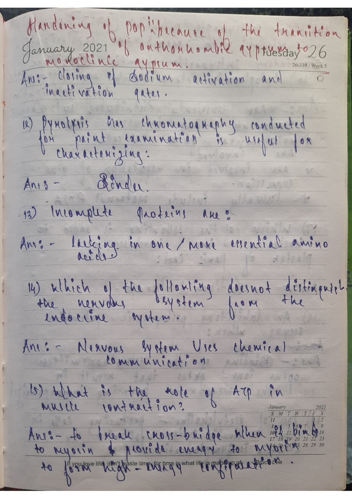 FSC 8 - Practice Question for Forensic Science entrance exam - Studocu