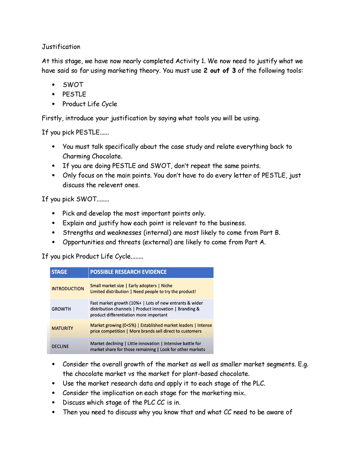 how to write a justification for an essay