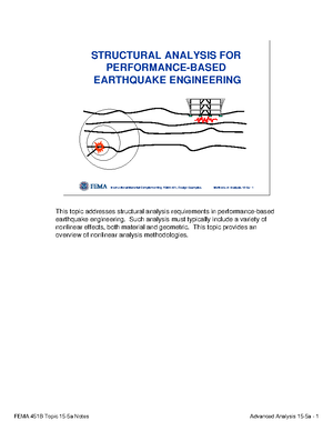 Topic 12-Seismic Designof Masonry Structures Notes - SEISMIC DESIGN OF ...
