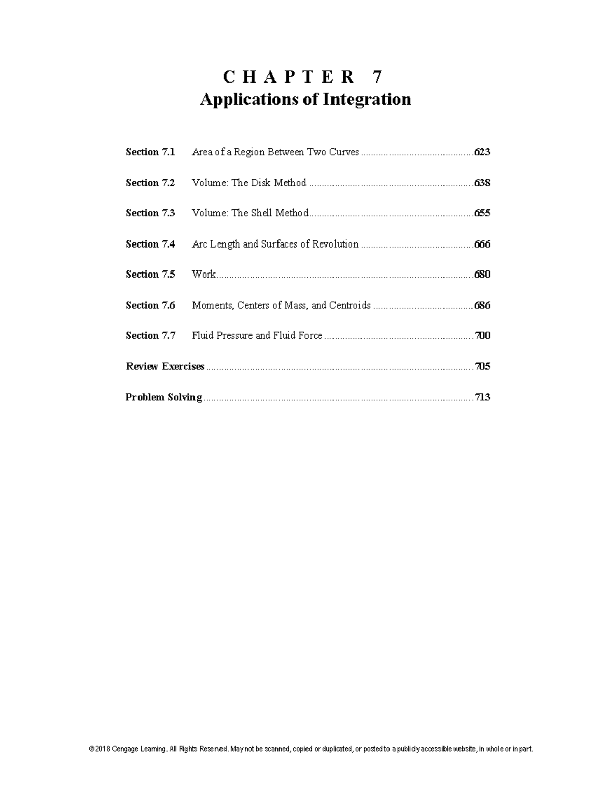 Calc Metric 07 CSM - Solution - Applications of Integration C H A P T E ...