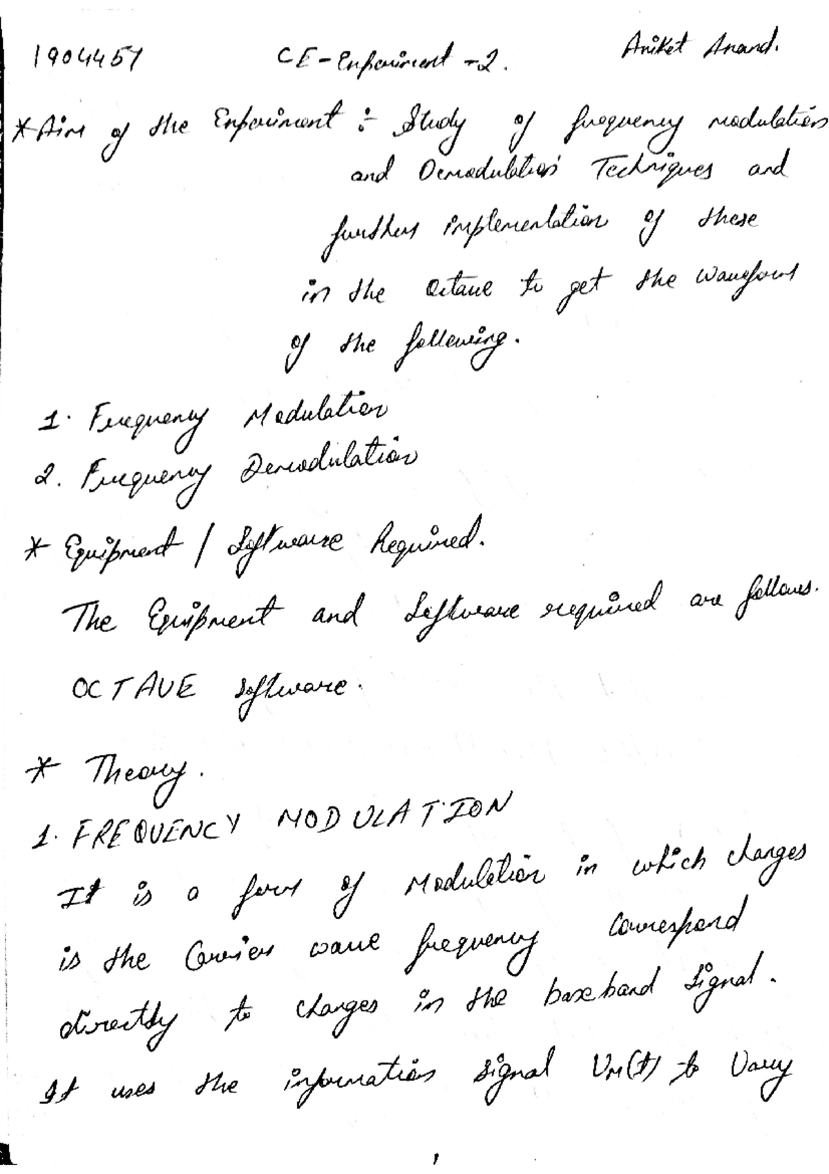 1904457 CE LAB 02 Important notes of CE labs Communication